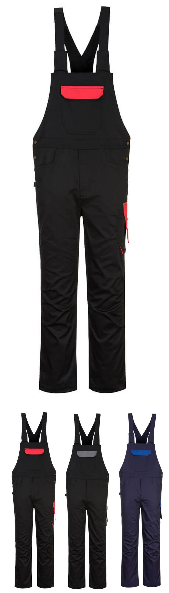 Portwest PW243 - PW2 Bib and Brace  Portwest PW243 - PW2 Bib and Brace